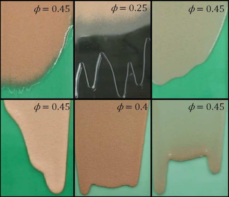 slurry flowing down an incline image